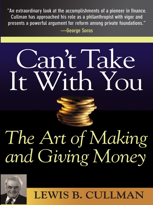 Cover image for Can't Take It With You